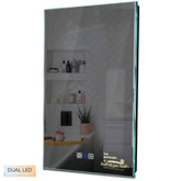 Specchio LED Verticale | Pulsanti touch | Funzione anti-appannamento | Temperatura di colore regolabile - Reyze Serie Motivated Modello 3